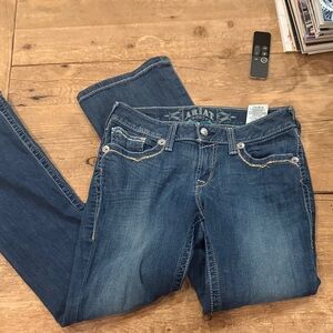 Aria Women's Dark Blue Boot Cut Jeans